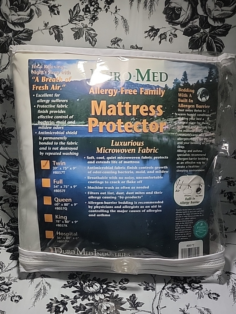 Allergy-Free Family Mattress Protector - White Twin